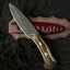 Premium 1095 Steel Custom Forged Hunting Knife with Antler Handle - Korvel