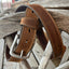 Tony Lama Distressed Brown Leather Belt for Men - Korvel