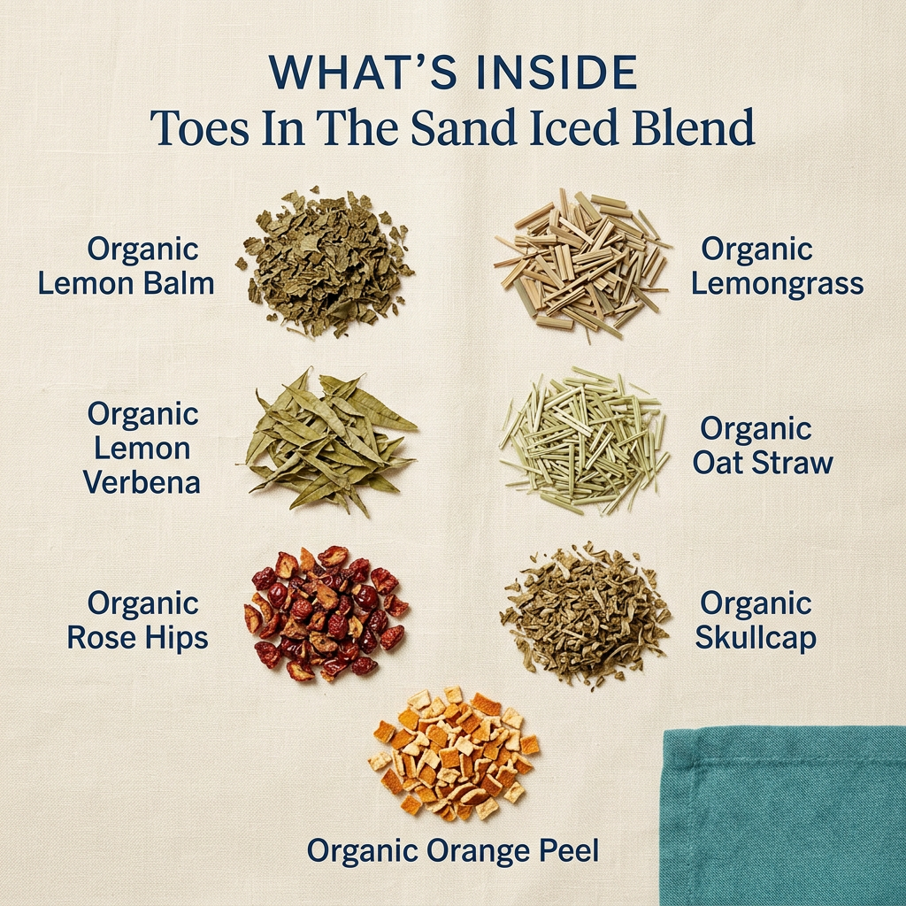 Toes In The Sand Iced Blend - Organic Herbal Tea
