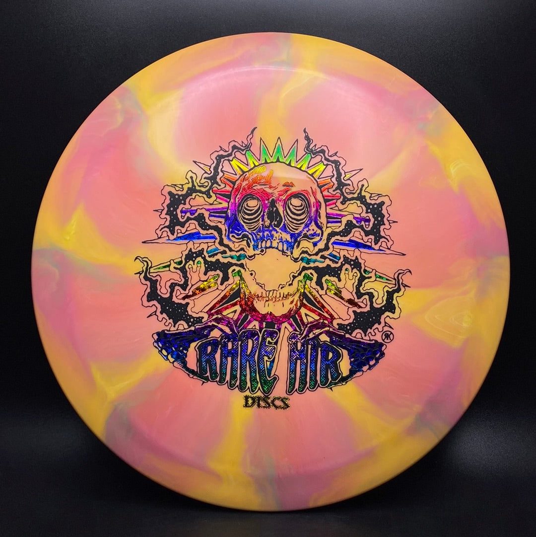 Swirly Apex Longhorn - Custom RAD Skull Stamp Disc