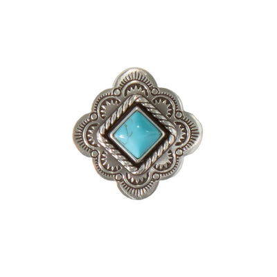 Diamond Turquoise Scarf Slide - Korvel