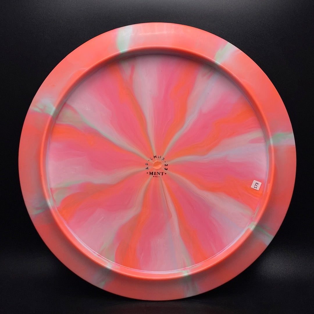 Swirly Apex Longhorn - Custom RAD Skull Stamp Disc