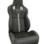 Sièges de course SPDZ1 GT1 - Cuir et suède noir