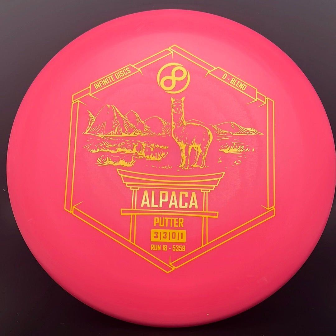 Alpaca D-Blend Putter - Premium Disc Golf Experience