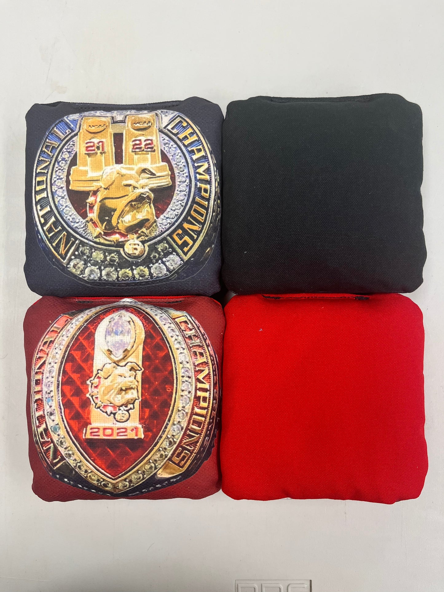 Premium Ferris State Championship Cornhole Boards & Custom Bags - Free Shipping! - Korvel