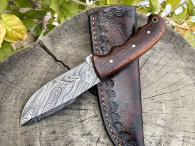 Premium Handmade Damascus Steel EDC Knife for Outdoor Adventures - Korvel