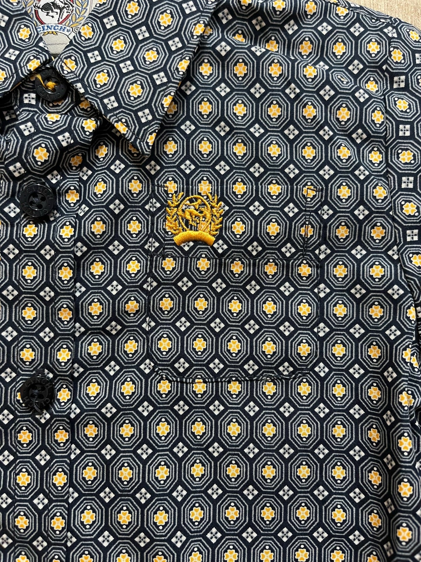 Navy Geo Print | Cinch Infant - Korvel