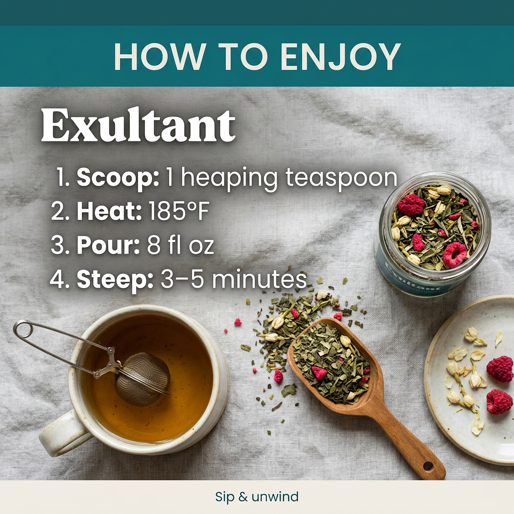 Mélange de thé exultant