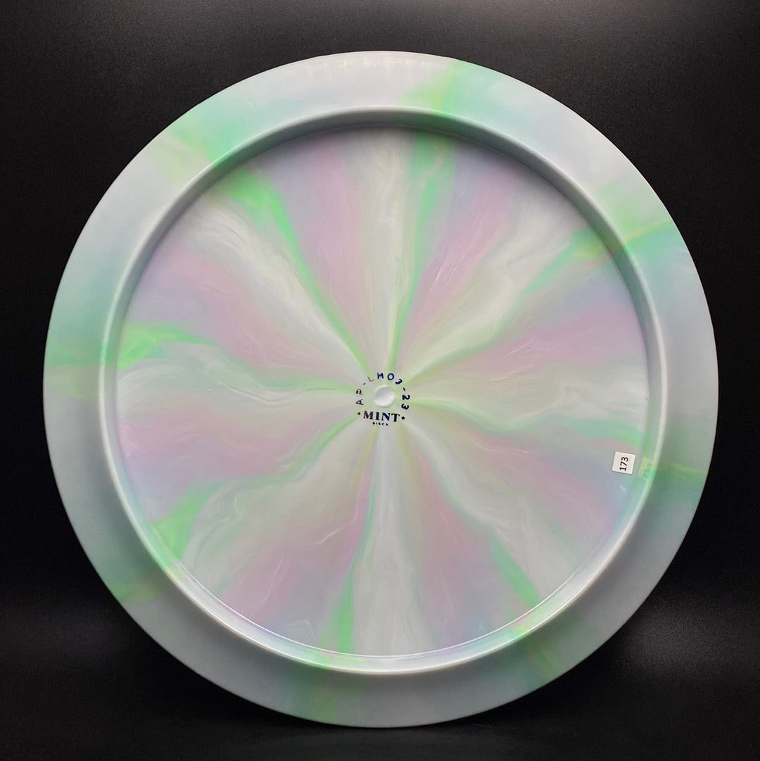Swirly Apex Longhorn - Custom RAD Skull Stamp Disc