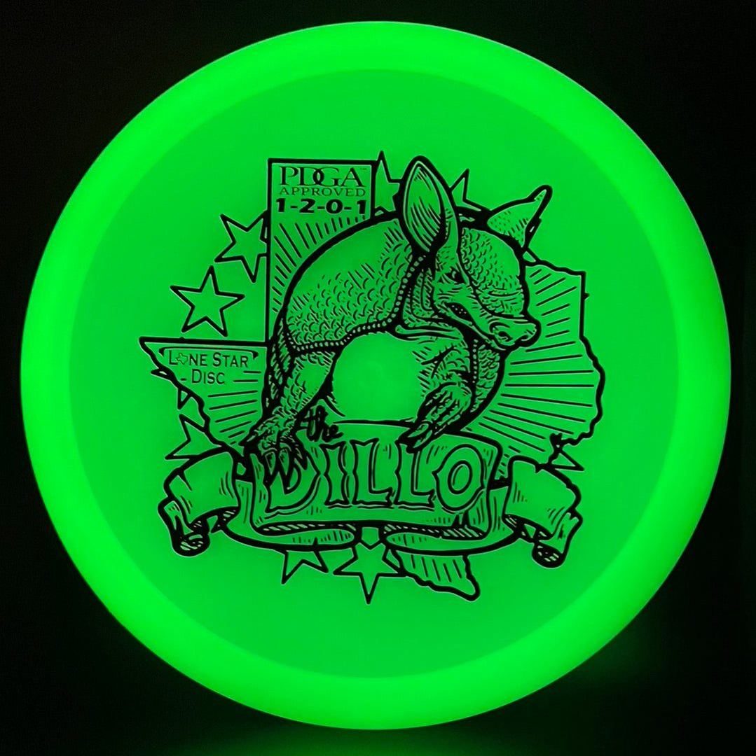 Alpha Glow Armadillo - Artist Series Disc Golf Disc