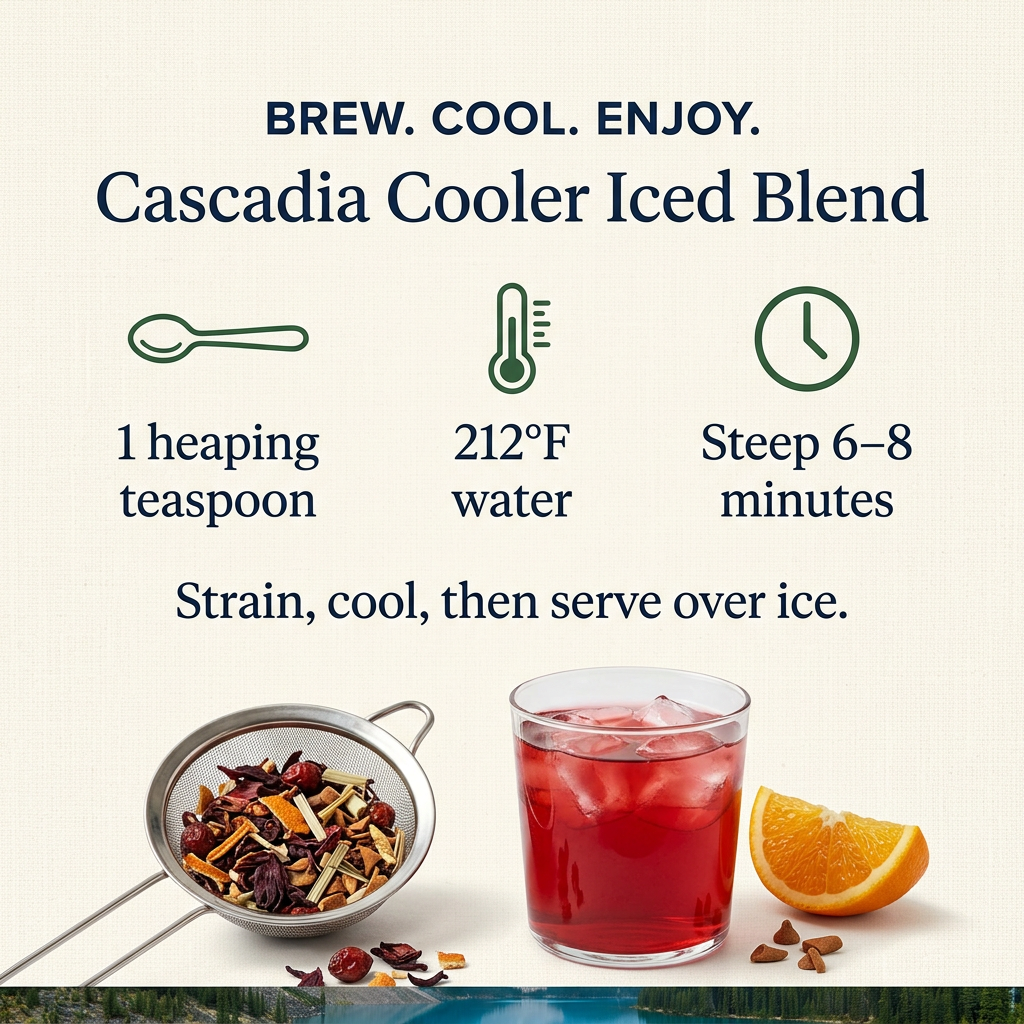 Cascadia Cooler Iced Blend Tea