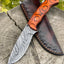 Premium Damascus Steel Skinning Knife for Hunters - Korvel