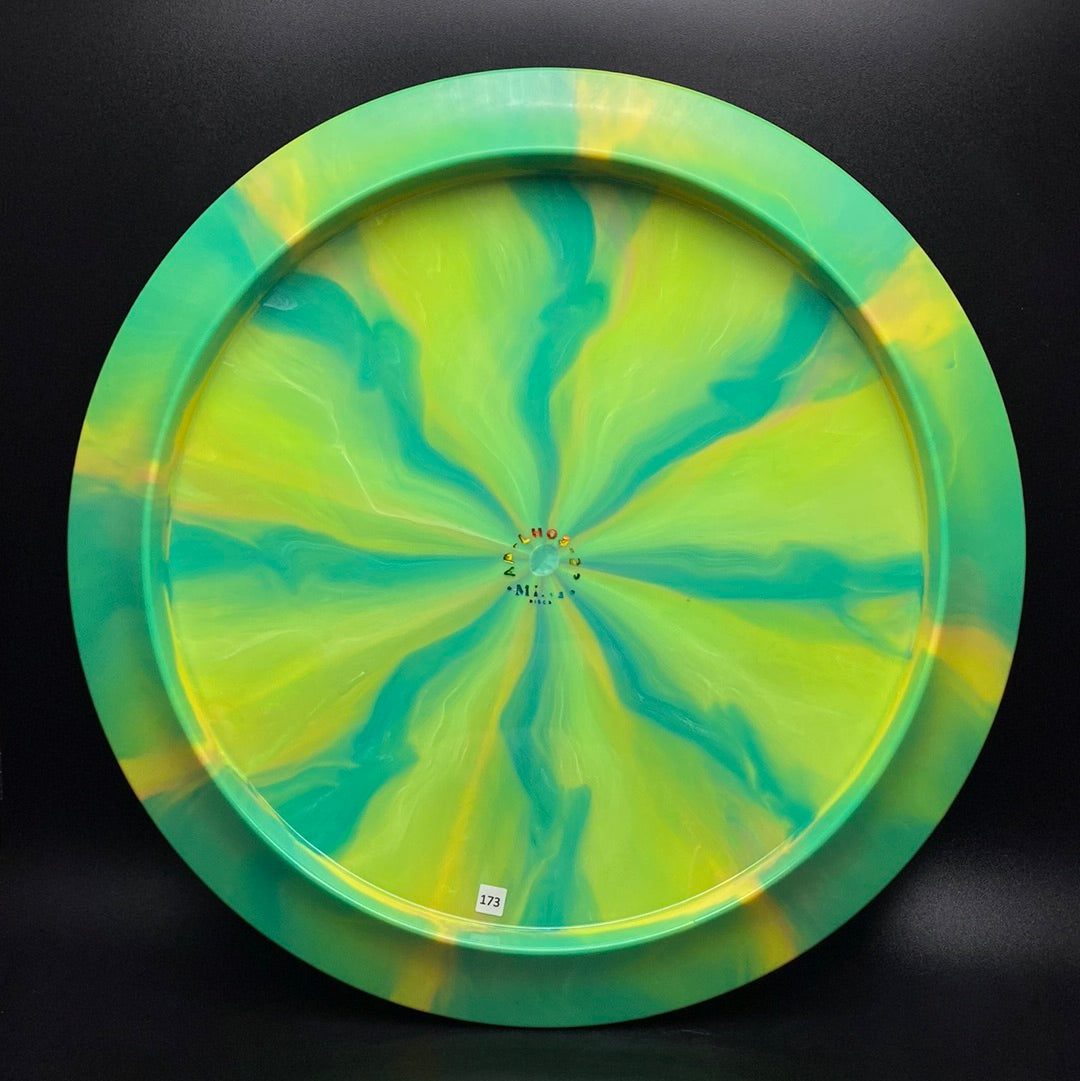 Swirly Apex Longhorn - Custom RAD Skull Stamp Disc