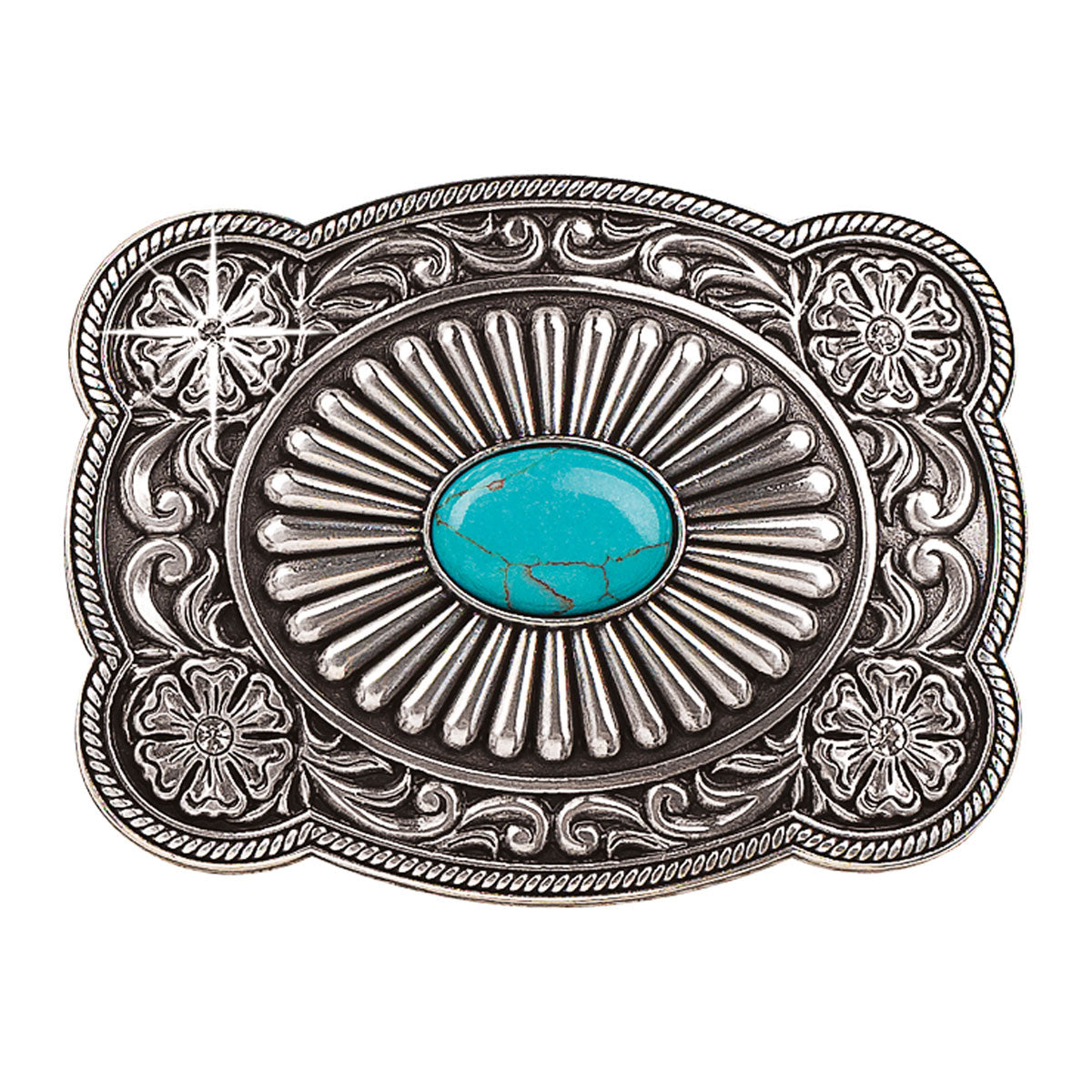 Turquoise Stone Buckle - Korvel