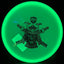 Active Glow Premium Sensei - Undead Samurai 2 Disc Golf Disc