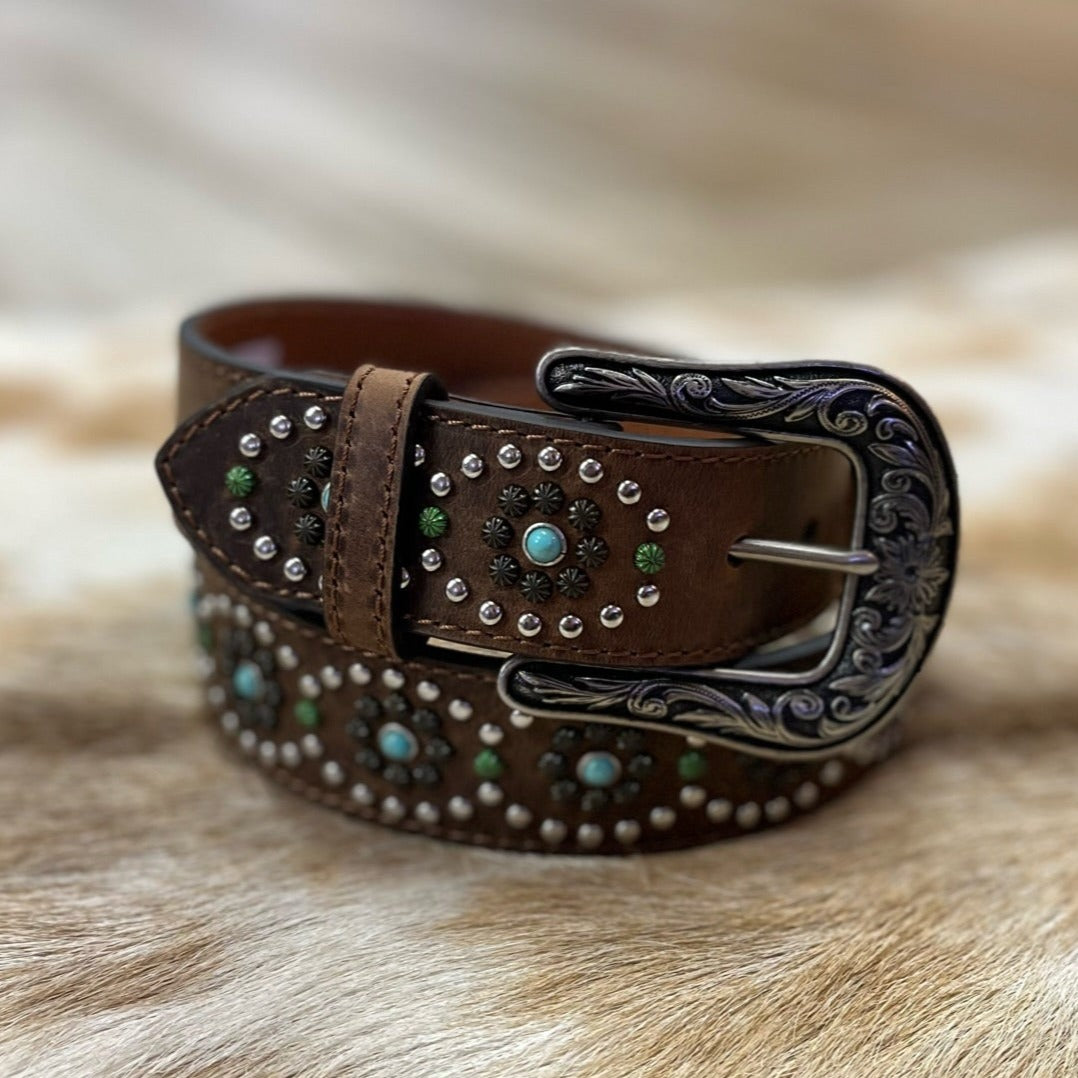 Brown Studded | Nocona Womens - Korvel