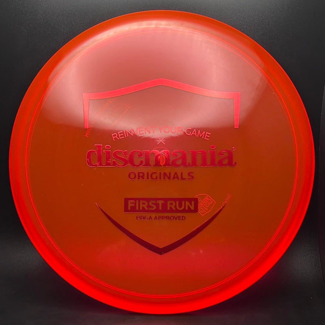C-Line MD1 - First Run Originals Disco de Golf Midrange Rojo