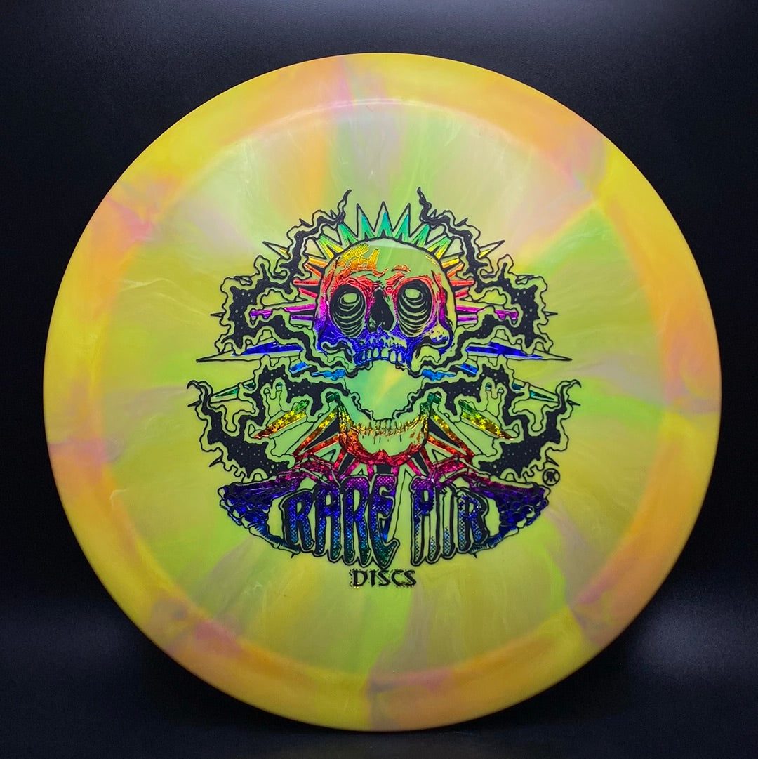 Swirly Apex Longhorn - Custom RAD Skull Stamp Disc
