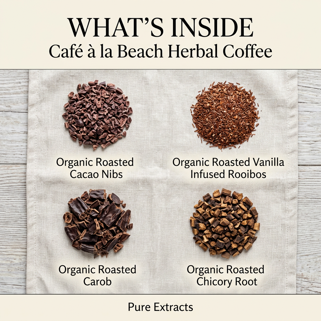 Café À la Beach Herbal Brew - Caffeine-Free Delight