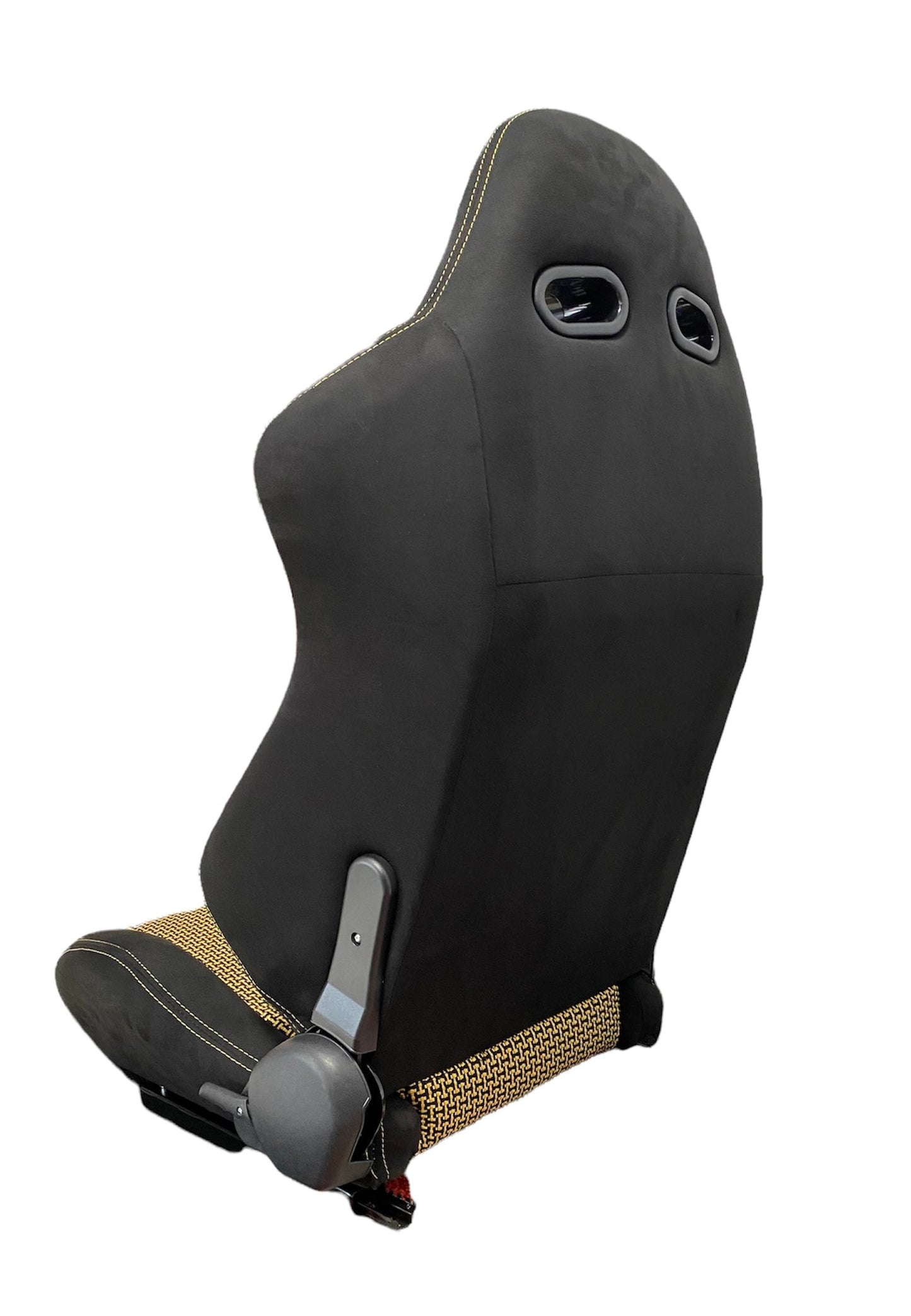 Asientos de Carreras SPDZ1 Pole Position 7 - Tela Negra/Kevlar Amarillo