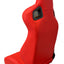 Asientos de Carreras SPDZ1 Katana - Cuero Rojo con Costuras Blancas