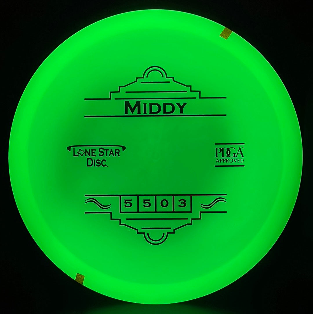 Glow The Middy Disc Golf Disc