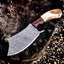 Premium Raindrop Damascus Steel Cleaver Knife - Korvel