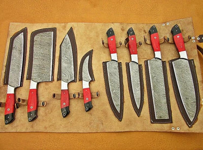 Exquisite Damascus Steel Culinary Knife Collection - Korvel