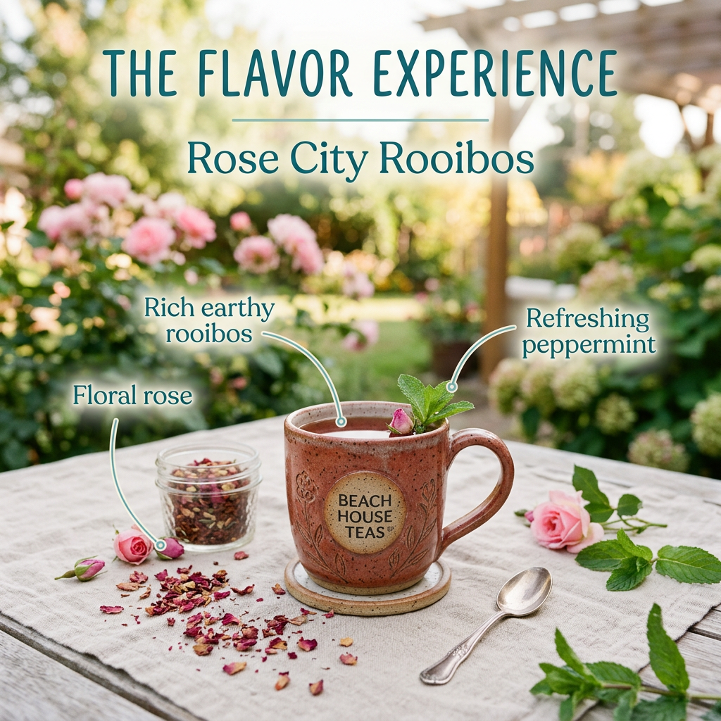 Rose City Rooibos Organic Loose Leaf Tea