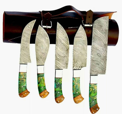 Artisan Damascus Steel Chef Knife Collection for Culinary Masters - Korvel