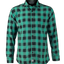 Titan Performance Shirt - Black/Green Plaid Long Sleeve - Korvel