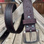 Stylish Black Crocodile Pattern Belt for Men | Ariat - Korvel