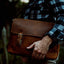 Classic Vintage Leather Messenger Bag for All Occasions - Korvel