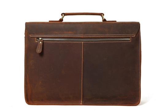 Timeless Leather Messenger Bag for the Modern Professional - Korvel