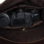 Chic Light Brown Leather Camera Bag for Creative Photographers - Korvel