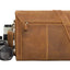 Chic Light Brown Leather Camera Bag for Creative Photographers - Korvel