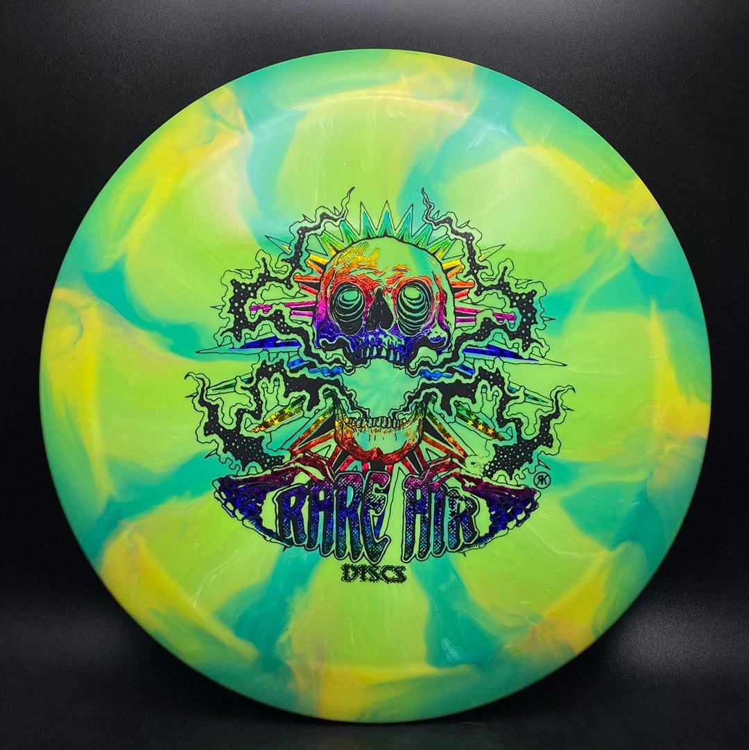 Swirly Apex Longhorn - Custom RAD Skull Stamp Disc