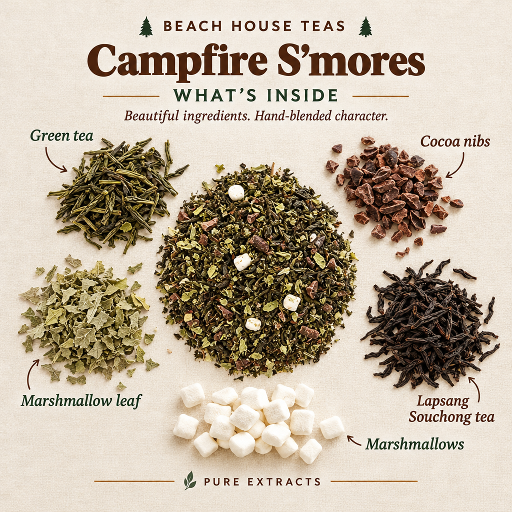 Té S'Mores en fogata