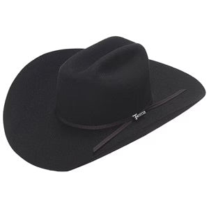 Premium 6X Black Felt Cowboy Hat - Korvel