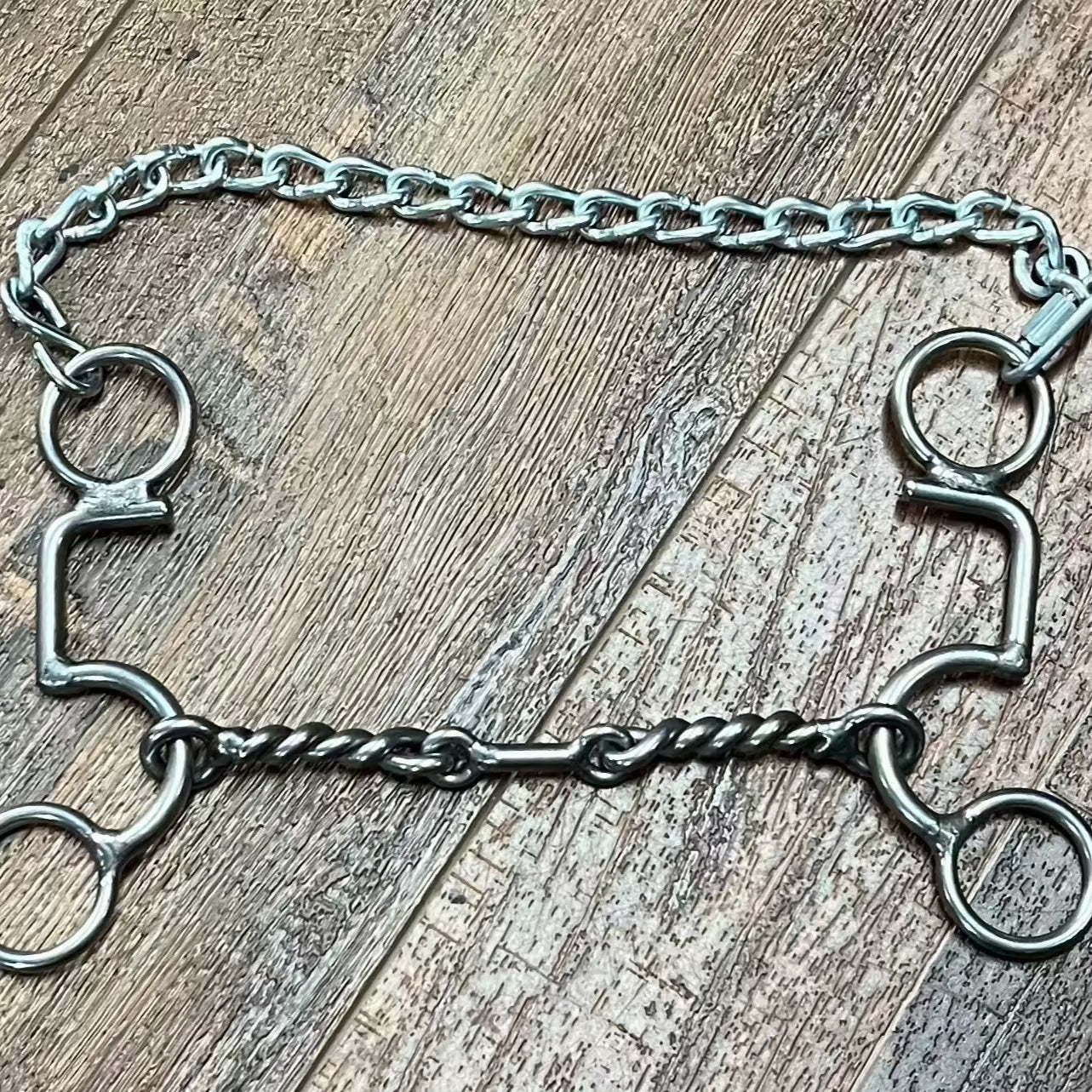 190" 5" Twisted Dogbone Bit for Equestrian Excellence - Korvel