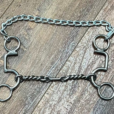 190" 5" Twisted Dogbone Bit for Equestrian Excellence - Korvel