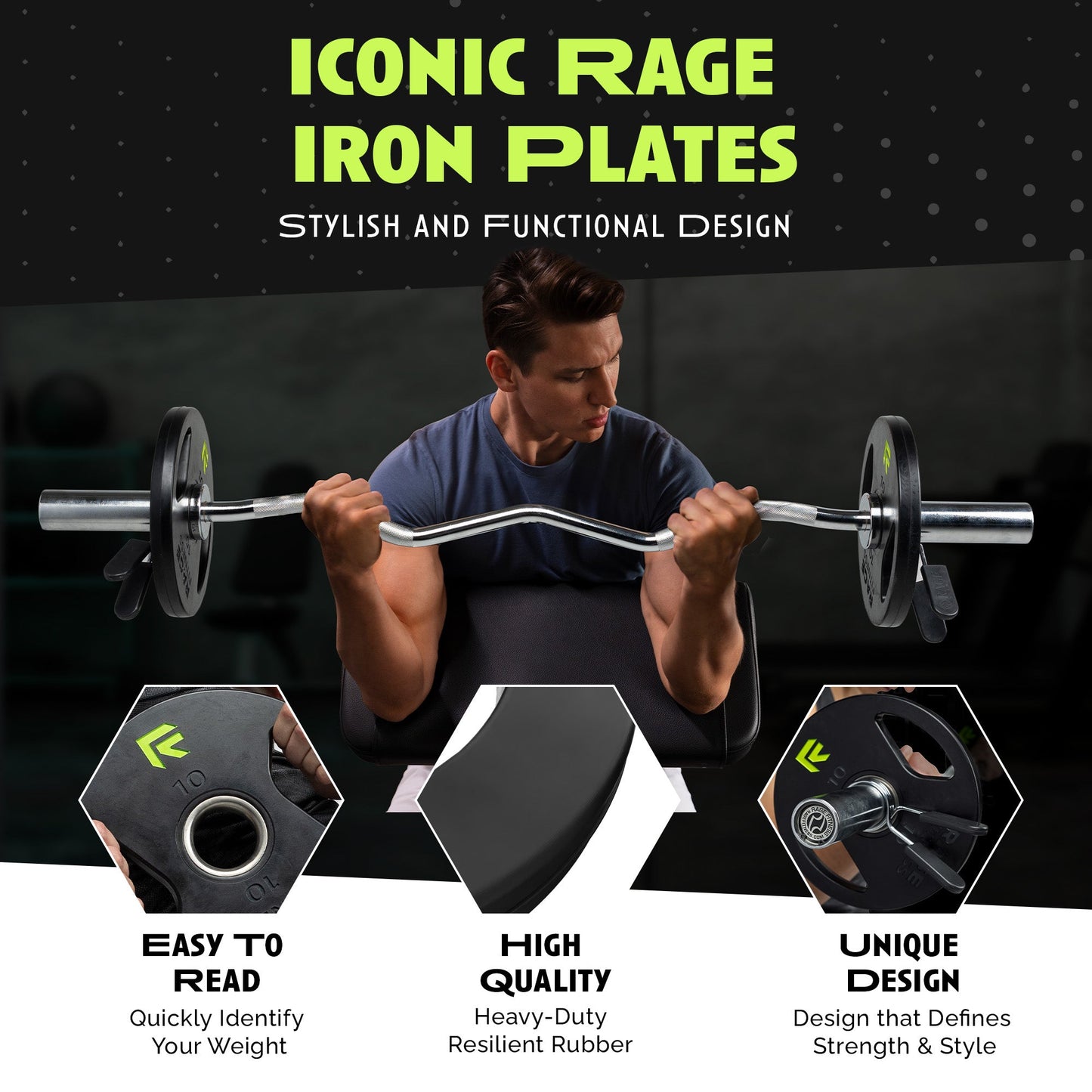 Premium Rubber Coated Weight Plates for Optimal Performance - Korvel
