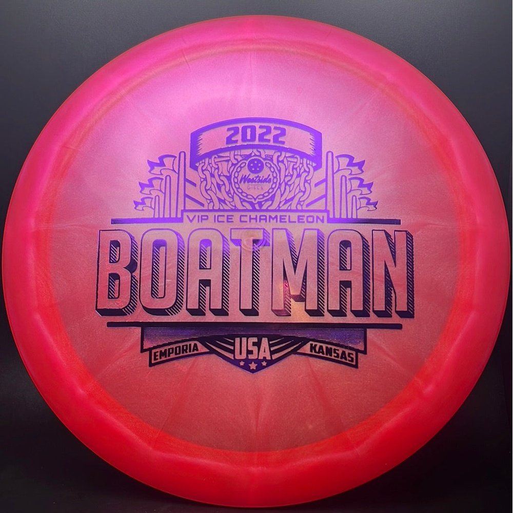 VIP Ice Chameleon Boatman - 2022 Worlds Fundraiser Disc
