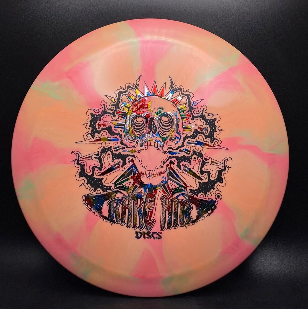 Swirly Apex Longhorn - Custom RAD Skull Stamp Disc