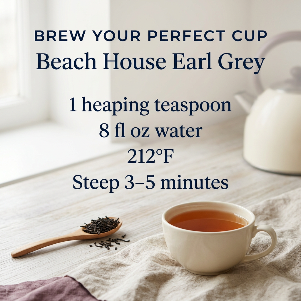 Té negro Earl Grey de Beach House