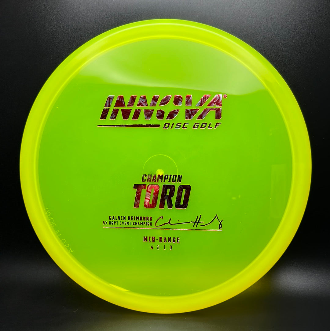 Champion Toro - Calvin Heimburg Signature Disc