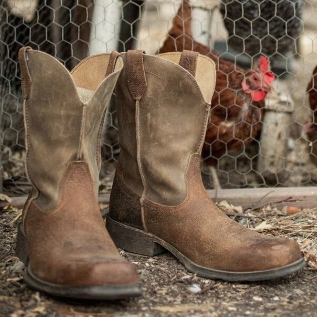 Ariat Rambler Men's Square Toe Boots - Earth/Brown - Korvel