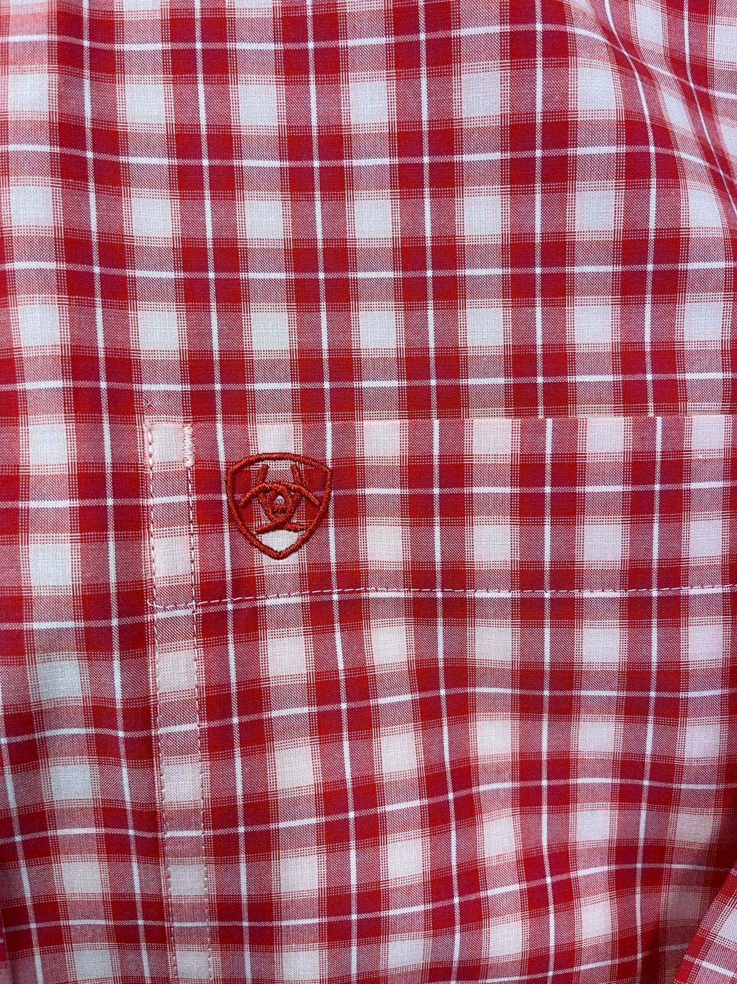 Ariat Pro Series Oberon Men's Long Sleeve Shirt - Poppy Red - Korvel