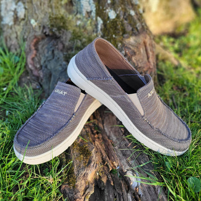 Ariat Men's Hilo Casual Slip-On Shoes in Heather Brown - Korvel
