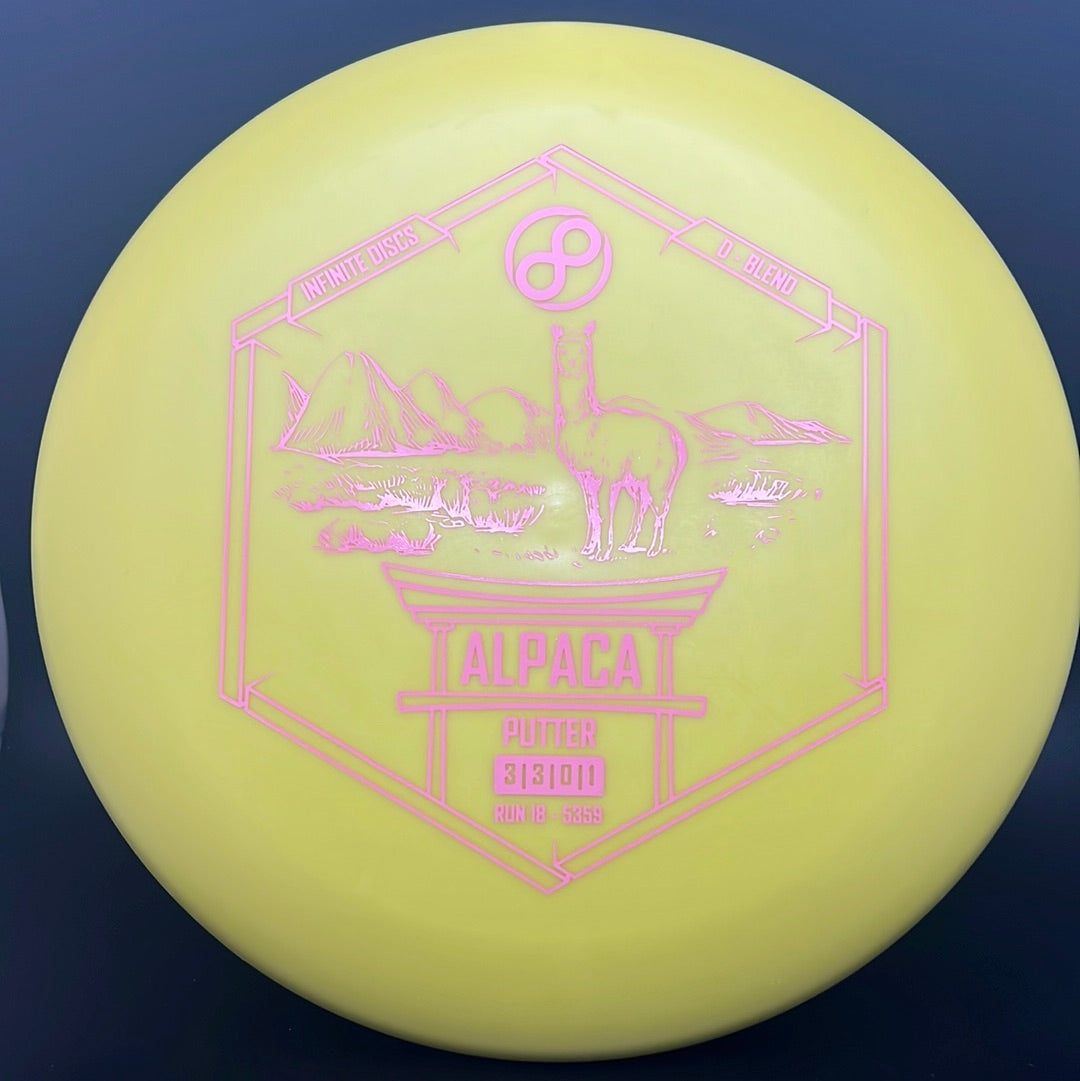 Alpaca D-Blend Putter - Premium Disc Golf Experience